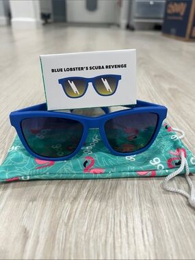 GOODR Blue Lobster's Scuba Revenge Blue Frame Sunglasses